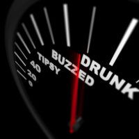 Speedometer that reads buzzed or drunk